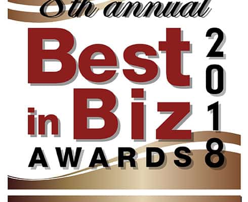 Best in Biz Winner badge.