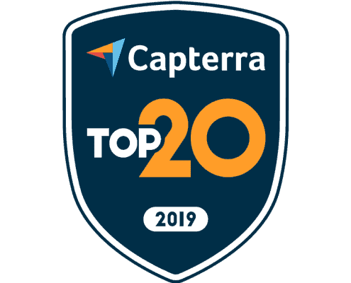 2019 Capterra Top 20 IT Asset Management Software Badge