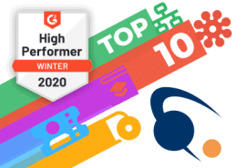 G2 High Performer badge and Alloy Software logo
