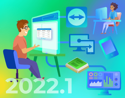 Flowchart graphic associated with the 2022.1 software update.