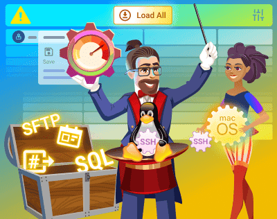 Cartoon of IT team celebrating achievements.