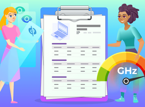 A clipboard with a checklist and task analytics graphics, suggesting productivity.
