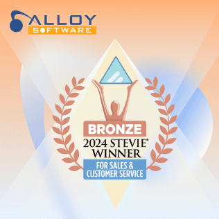 the image depicts the Bronze Stevie award