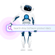 AI documentation search interface on a computer screen with a search bar, search results including titles and descriptions, blue and white theme