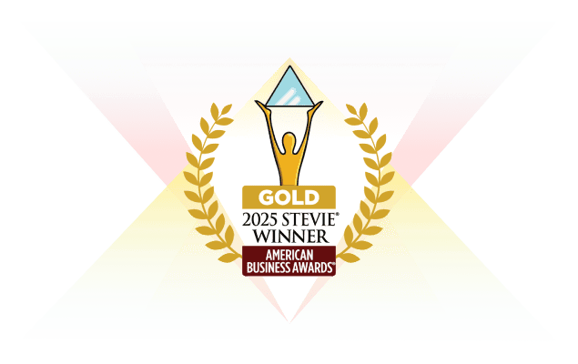Alloy Navigator wins Gold Stevie Award image with logo and award graphics.