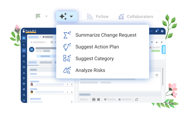 Alloy Navigator 2025 preview with a UI screenshot and overlayed icons showing upcoming features launching in spring.