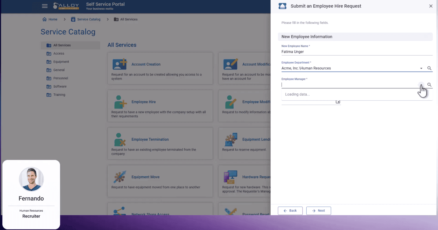 Everyone Software Service Catalog: IT Services For Everyone | Alloy Software