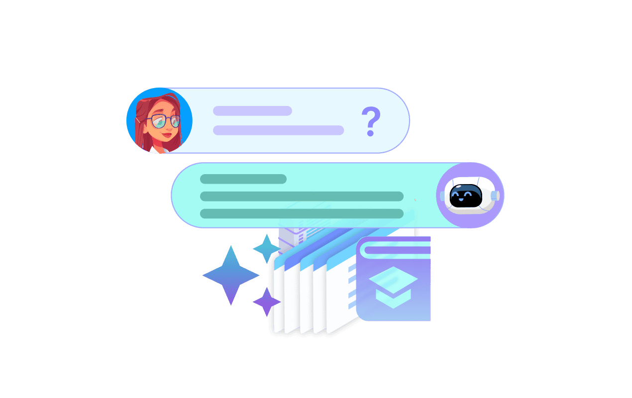 AI-powered chatbots enhancing customer service experiences and streamlining communication for businesses.