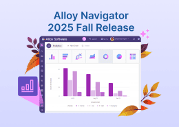 Alloy Software dashboard showcasing project management and analytics tools for efficient workflow.