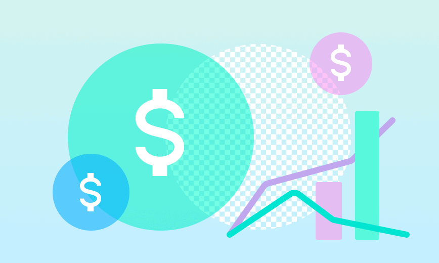 flexible-deployment-and-pricing $ symbol representing financial growth and performance, with analytics graphs and trend lines for business intelligence and enterprise resource planning.